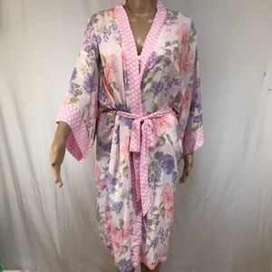 Miss Eileen women’s night gown Robe Set. Sz S